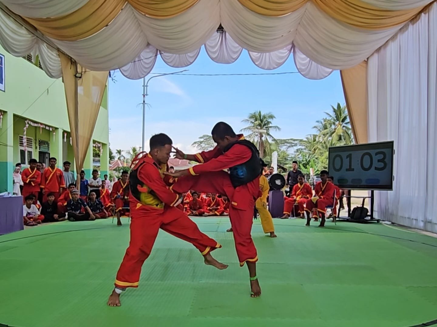 Ratusan Pesilat Tapak Suci dari Empat Perguruan Ikuti Kejuaraan ACTS di Azzanjabil